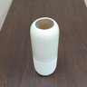 Vaso Decorativo Enfeite Casa Cerâmica 40x15x15cm Marfim - 6