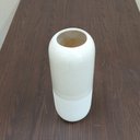 Ver imagem 6 de Vaso Decorativo Enfeite Casa Cerâmica 40x15x15cm Marfim