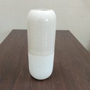 Ver imagem 2 de Vaso Decorativo Enfeite Casa Cerâmica 40x15x15cm Marfim