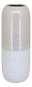 Ver imagem 1 de Vaso Decorativo Enfeite Casa Cerâmica 40x15x15cm Marfim