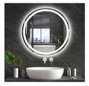 Ver imagem 7 de Espelho Jateado Redondo Iluminado com Led Frio e Touch 80cm