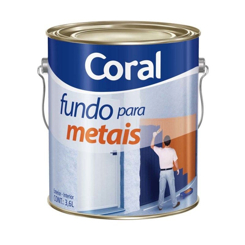 Fundo preparador para galvanizados 3,6 litros branco Coral - 1