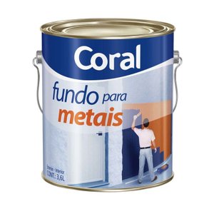 Fundo preparador para galvanizados 3,6 litros branco Coral