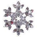 Ver imagem 1 de Enfeite Natal Floco de Neve Transparente 8,3x9,5cm