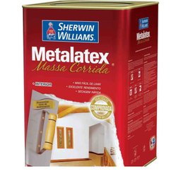Massa Corrida Metalatex 18 Litros Branco Sherwin Williams - 1