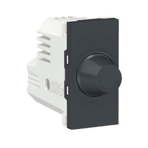 Módulo Dimmer rotativo 127/220V lâmpadas led 1 módulo grafite Schneider