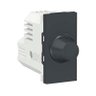 Módulo Dimmer rotativo 127/220V lâmpadas led 1 módulo grafite Schneider - 1
