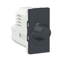 Ver imagem 1 de Módulo Dimmer rotativo 127/220V lâmpadas led 1 módulo grafite Schneider