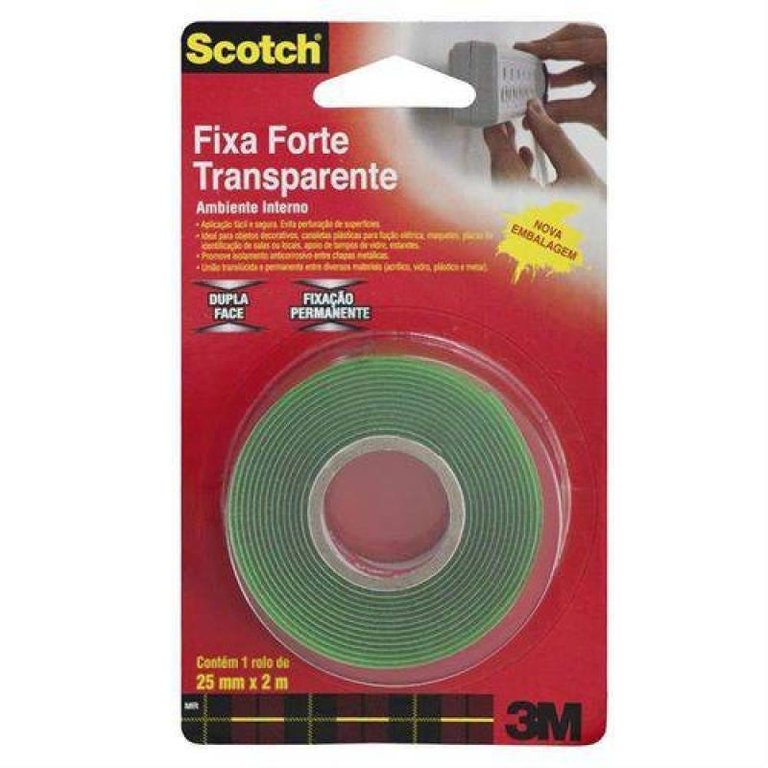 Fita Fixa Forte 25mm x 2m - HB004018808 - 3M