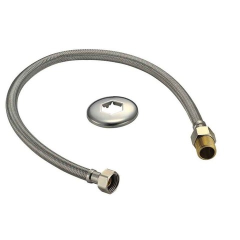 Ligação Flexível Trançada 60cm Cromado - Esteves VLL450IWG