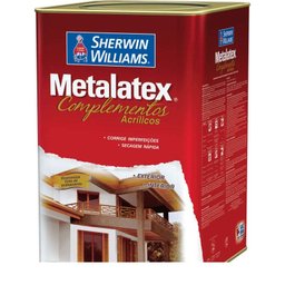 Massa acrílica Metalatex 18 litros branco Sherwin Williams - 1