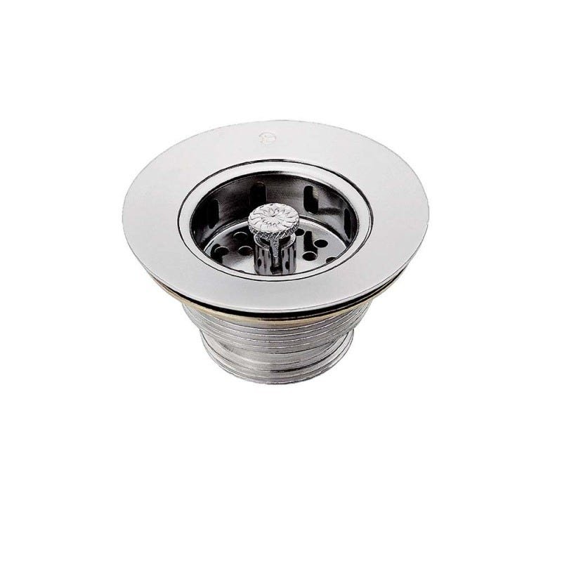 Válvula de escoamento com aba 4.1/2" x 1.1/2" cromado Esteves - 1