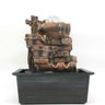 Fonte Água Decorativa Resina Cascata Iluminação Led Bivolt - 6