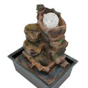 Ver imagem 1 de Fonte Água Decorativa Resina Cascata Iluminação Led Bivolt