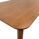 Ver imagem 5 de Mesa de Jantar Flutuante 250x90cm Madeira Maciça - Amêndoa - Tampo 250x90cm Laminado Cinamomo