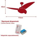 Ver imagem 3 de Ventilador de Teto Ventax Ii 3 Pás Volare 127V