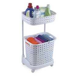 Conjunto Para Lavanderia Viena Duplo Branco - Secalux - 1