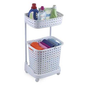 Conjunto Para Lavanderia Viena Duplo Branco - Secalux