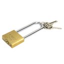 Ver imagem 2 de CADEADO DE LATÃO COM HASTE LONGA 35/75 PADO