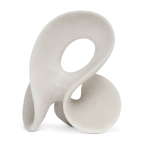 Escultura Decorativa Abstrata em Poliresina 23cm 21141 Mart