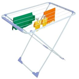 Varal de Chão Ibiza de Aço Branco Secalux - 1