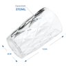Jogo Copo Diamante Transparente Grande 370ml 6 peças - 2