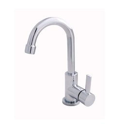 Misturador Monocomando de Mesa para Lavatório Mais Cromado - Perflex 10749910 - 1