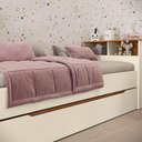 Ver imagem 6 de Quarto Infantil Completo 4 Peças Crescer Argila-Jequetiba com Guarda-Roupa Cômoda Cama Kappesberg