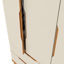Ver imagem 5 de Quarto Infantil Completo 4 Peças Crescer Argila-Jequetiba com Guarda-Roupa Cômoda Cama Kappesberg