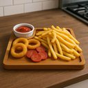 Ver imagem 4 de Tábua com Ramekin 30ml Petisqueira 22,5cm Teca Zanline Aperitivos Frios