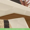 Ver imagem 4 de Mesa de Jantar com 06 Cadeiras Mdf com Vidro 160cm Linho