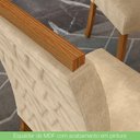 Ver imagem 5 de Mesa de Jantar com 06 Cadeiras Mdf com Vidro 160cm Linho