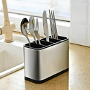 Ver imagem 3 de Dispenser Porta Talher Inox Premium – 4 Nichos Organizadores