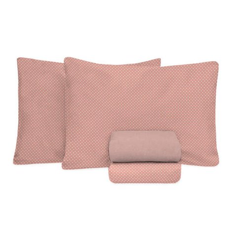 Jogo de Cama Queen Size 180 Fios Fiori - Paty (7527)