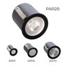 Spot de Embutir Micro Borda 8cm P/ Led Par20 E27 4447 Preto Vettro St2934 - 6