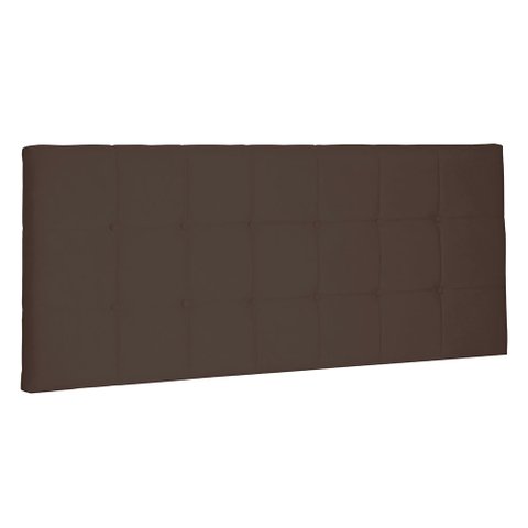 Cabeceira Painel Queen 1,60m Verona Suede Marrom Café - Pallazio