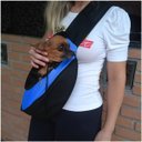 Ver imagem 3 de Bolsa Canguru Cao Gato Cachorro Pet Mochila Carregador Pequeno Porte Transporte Ombro Costas Transve