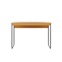Ver imagem 3 de Mesa Escrivaninha Criare Minimalista em Aço e Mdf Resistente:canela