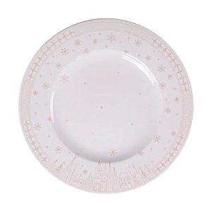 Prato Raso Tramontina Natal Noel em Porcelana 28cm