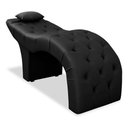 Ver imagem 2 de Maca Luxo em Courino Preto Capitone para Clinica de Estética Bz Home Decor
