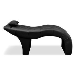 Maca Luxo em Courino Preto Capitone para Clinica de Estética Bz Home Decor - 4