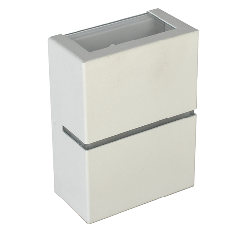 Arandela De Aluminio G9 Bivolt Branca Rioprelustres 6206 Arandela 6206