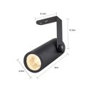 Ver imagem 3 de Spot de Sobrepor para Jardim Nordecor Gair 3w Led Bivolt Preto 3000k Luz Amarela 6495