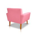 Ver imagem 4 de Poltrona Sala de Estar Bia Pés Palito Suede Rosa M3 - Monari Design