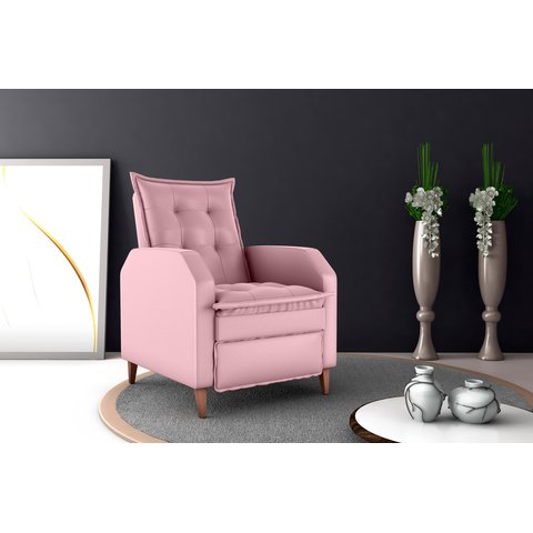 Poltrona Reclinável Mx65 Yaris Turkey Rosa F447 - Matrix