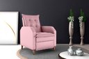 Ver imagem 1 de Poltrona Reclinável Mx65 Yaris Turkey Rosa F447 - Matrix