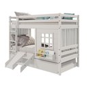 Ver imagem 6 de Treliche Infantil com Janela Escorregador e Cortina Madeira Maciça Branco Housin