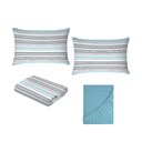 Ver imagem 6 de Jogo de Cama 4 Peças Queen Lençol Percal 180 Fios 100% Algodão