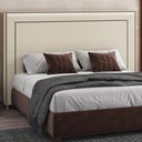 Ver imagem 2 de Cabeceira Cama Box Casal King 195cm Mali P02 Sintético Branco - Mpozenato