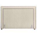 Ver imagem 3 de Cabeceira Cama Box Casal King 195cm Mali P02 Sintético Branco - Mpozenato